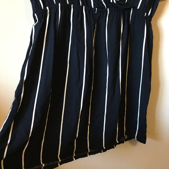 NWT La Classe Couture Striped Tie Sleeve Tunic Dress - Picture 4 of 16